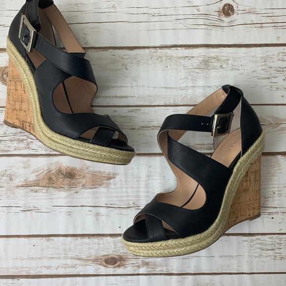 charles david espadrille wedge